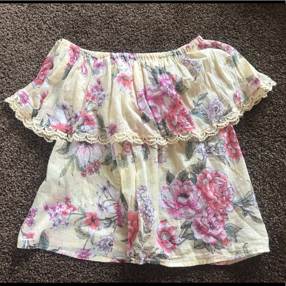 Off the shoulder blouse